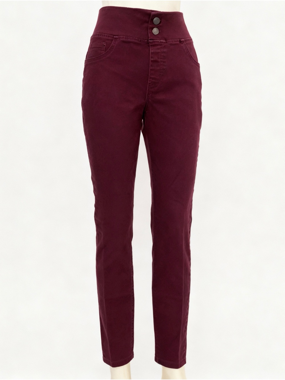 HUE Women's Stretch Leggings in Plum